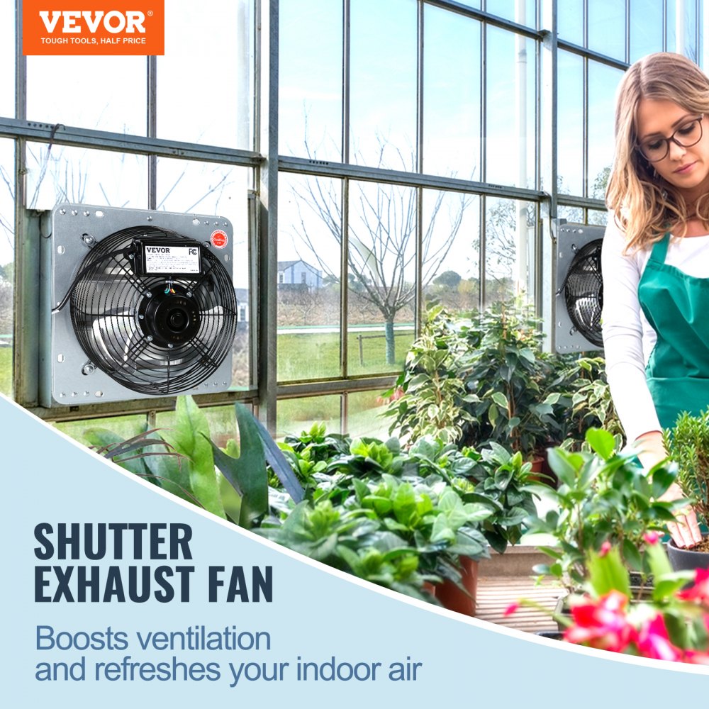 VV-ACPQS-16 - 16" High-Speed Exhaust Fan for Efficient Ventilation, 2000 CFM