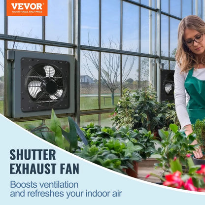VV-ECPQS-10 - 10'' Durable Shutter Exhaust Fan for Ventilation & Cooling