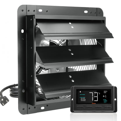 VV-ECPQS-12 - 12-Inch VEVOR Exhaust Fan, 940 CFM, Energy-Efficient Design