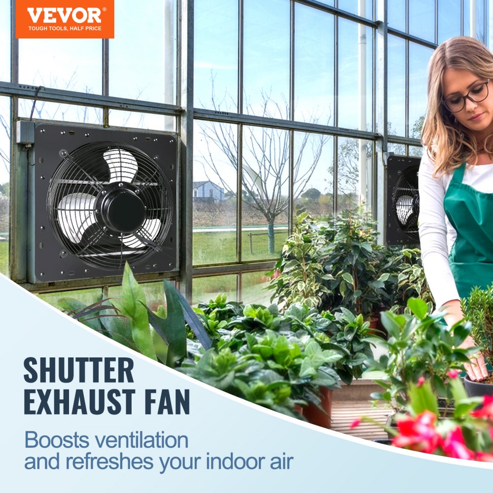 VV-ECPQS-16 - 16” Wall-Mounted Exhaust Fan for Efficient Ventilation