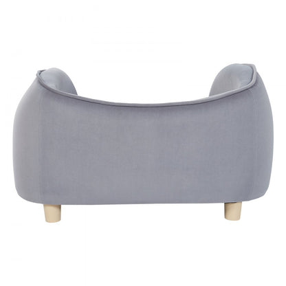 SF-1492S - Cozy 27x15 Dog Sofa with Plush Fabric for Small Pets