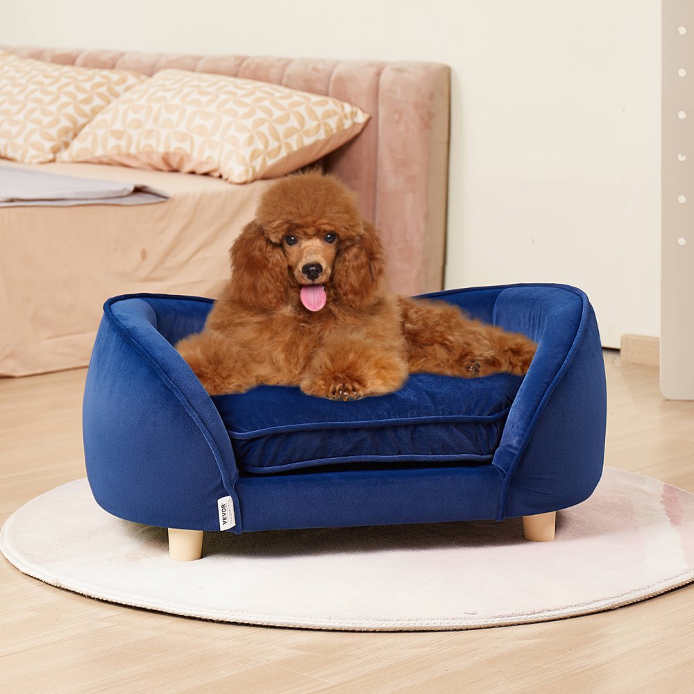 SF-1492 - Cozy 28x20 Velvet Pet Sofa for Medium Dogs & Cats
