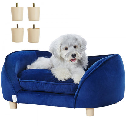 SF-1492 - Cozy 28x20 Velvet Pet Sofa for Medium Dogs & Cats