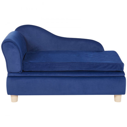 SF-1544S-7 - Soft Velvet Dog Sofa for Pets Up to 81 lbs, 30" x 18" x 16"