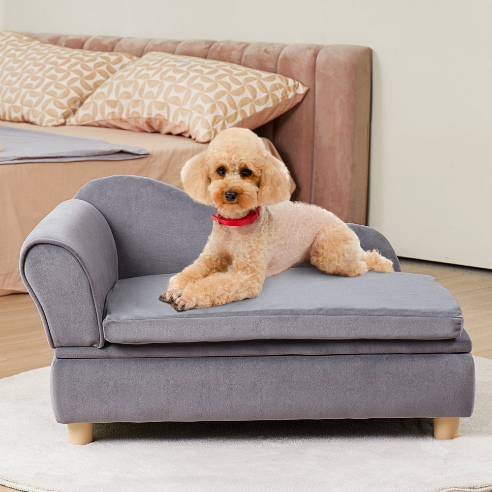 SF-1544S-6 - Plush Dog Sofa for Pets Up to 81 lbs, Versatile Design