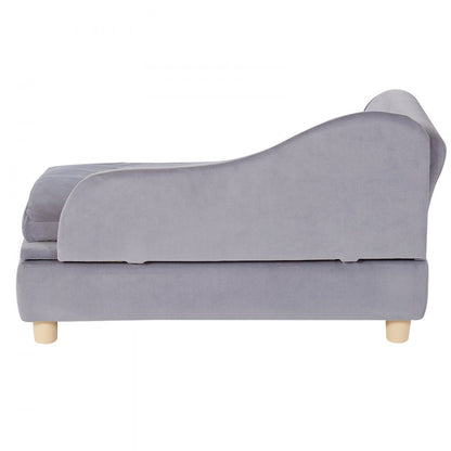 SF-1544S-6 - Plush Dog Sofa for Pets Up to 81 lbs, Versatile Design