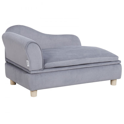 SF-1544S-6 - Plush Dog Sofa for Pets Up to 81 lbs, Versatile Design