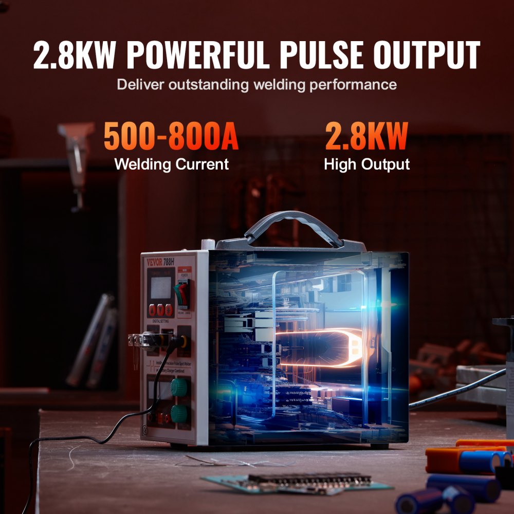 788H - Compact Battery Spot Welder for 0.15mm Nickel Strips