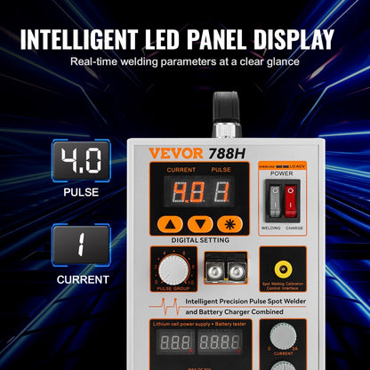 788H - Compact Battery Spot Welder for 0.15mm Nickel Strips