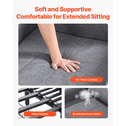 LW-0666-1 - Adjustable VEVOR Sleeper Sofa Bed with Rotatable Table