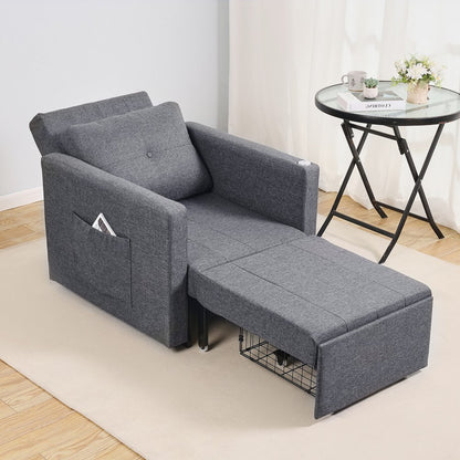 LW-0666-1 - Adjustable VEVOR Sleeper Sofa Bed with Rotatable Table