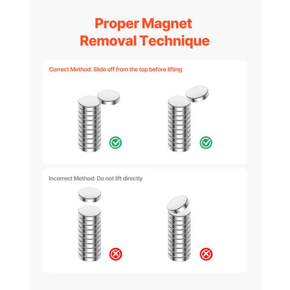 N280602SH - 100 Neodymium Magnets, 0.24" x 0.08", Strong & Durable