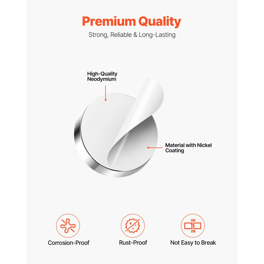 N280602SH - 100 Neodymium Magnets, 0.24" x 0.08", Strong & Durable