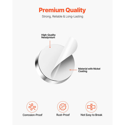 N280602SH - 100 Neodymium Magnets, 0.24" x 0.08", Strong & Durable