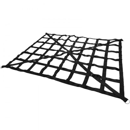 010820067171 - 4.2' x 5.5' Heavy Duty Polyester Cargo Net for Secure Transport
