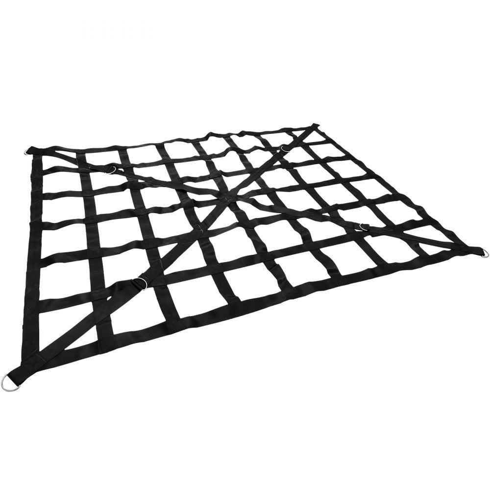 010820067171 - 4.2' x 5.5' Heavy Duty Polyester Cargo Net for Secure Transport