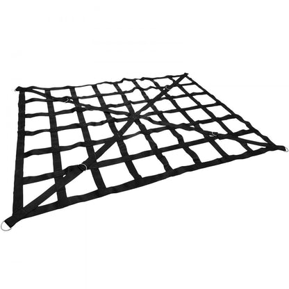 010820067171 - 4.2' x 5.5' Heavy Duty Polyester Cargo Net for Secure Transport