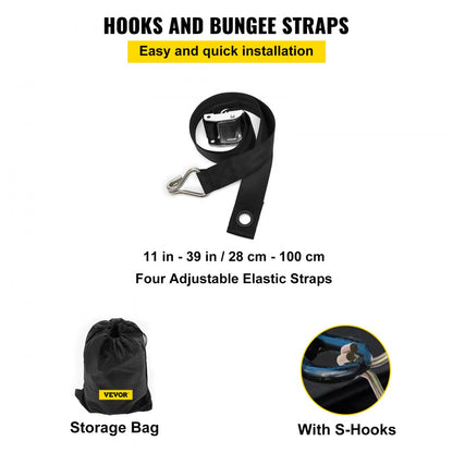 010963440907 - 6' x 4.7' Heavy-Duty Polyester Cargo Net for Trucks