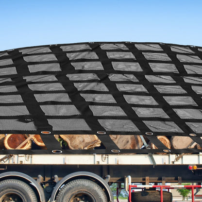 010963440907 - 6' x 4.7' Heavy-Duty Polyester Cargo Net for Trucks