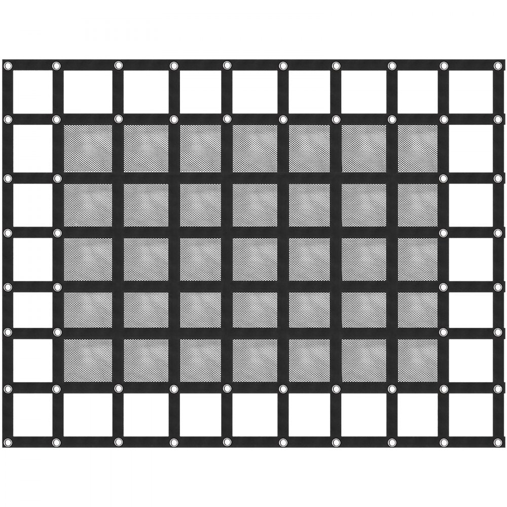 010963440907 - 6' x 4.7' Heavy-Duty Polyester Cargo Net for Trucks