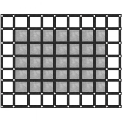 010963440907 - 6' x 4.7' Heavy-Duty Polyester Cargo Net for Trucks