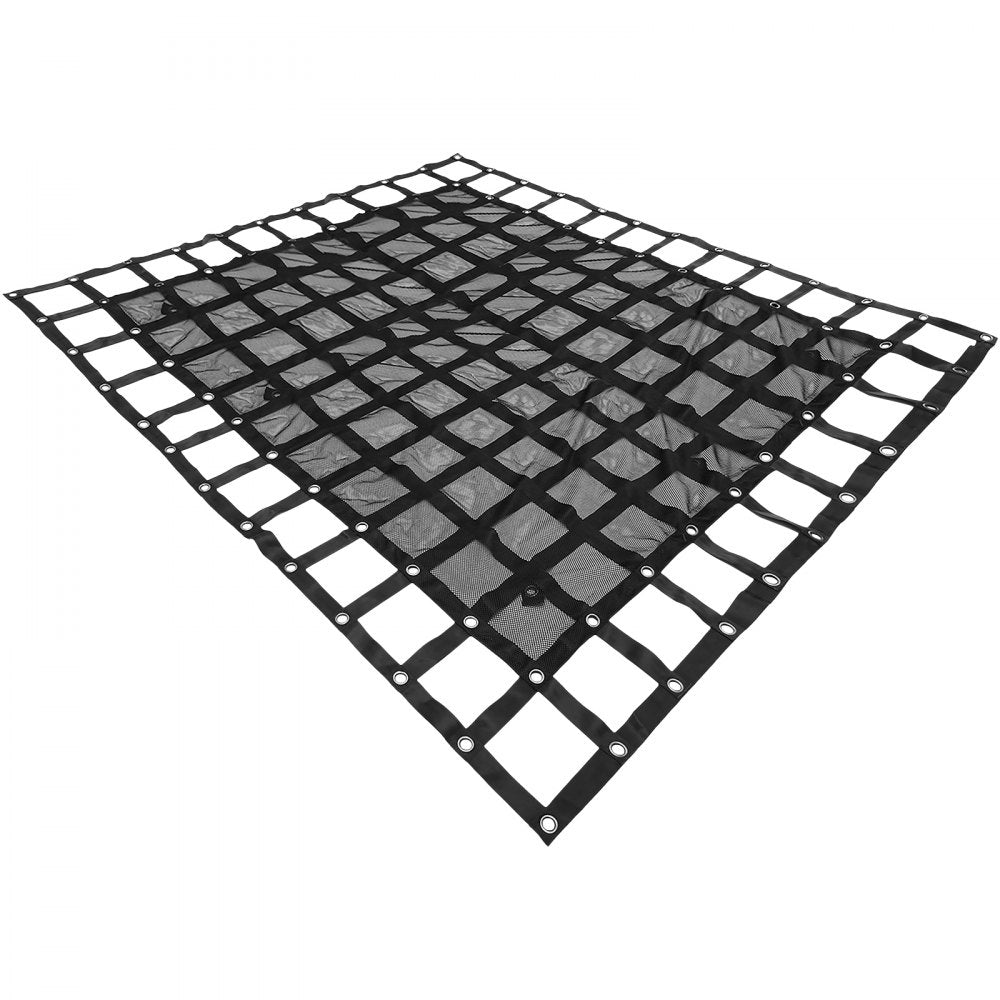 010963440907 - 6' x 4.7' Heavy-Duty Polyester Cargo Net for Trucks