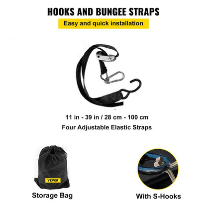 010485730166 - Heavy Duty 8' x 6.7' Polyester Cargo Net for Secure Hauling