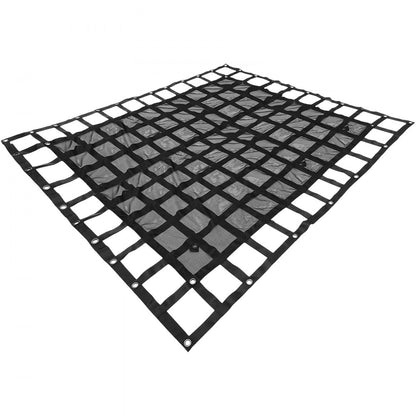 010485730166 - Heavy Duty 8' x 6.7' Polyester Cargo Net for Secure Hauling