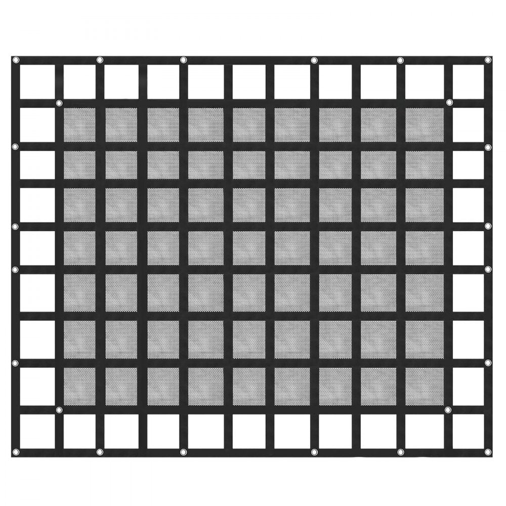 010485730166 - Heavy Duty 8' x 6.7' Polyester Cargo Net for Secure Hauling