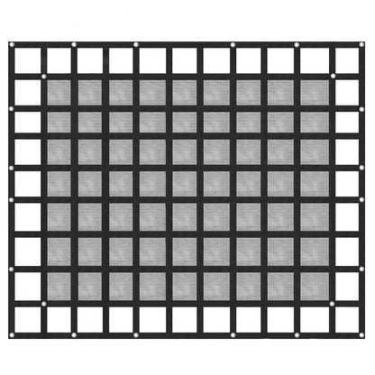 010485730166 - Heavy Duty 8' x 6.7' Polyester Cargo Net for Secure Hauling