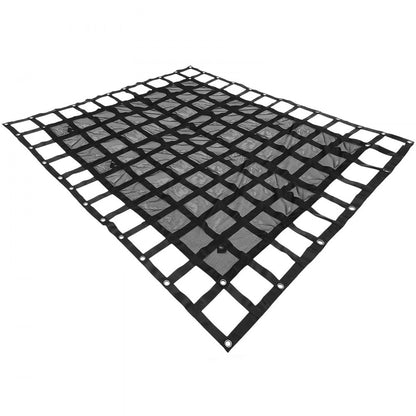 010485730166 - Heavy Duty 8' x 6.7' Polyester Cargo Net for Secure Hauling