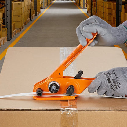 XW19 - Heavy-Duty VEVOR Strapping Kit with Tensioner & 100 Metal Seals