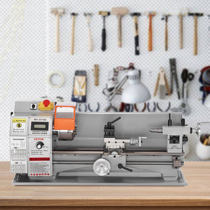 MX-S716G - 7" x 16" VEVOR Metal Lathe with 800W Motor and Digital Display