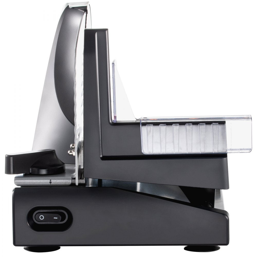 GJ801 - 7.5" 200W Quiet Electric Meat Slicer with Stainless Steel Blades