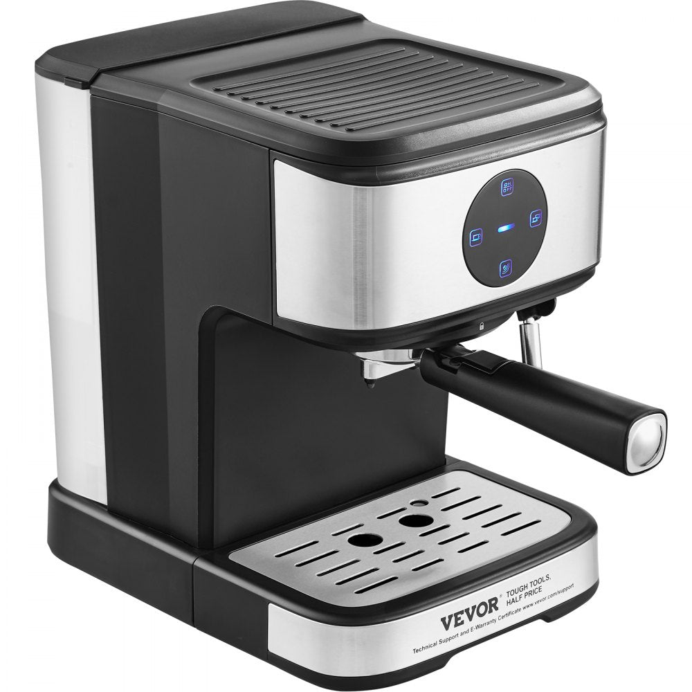 CM8501TE-UL - VEVOR 15-Bar Espresso Machine with Milk Frother & LED Touchscreen