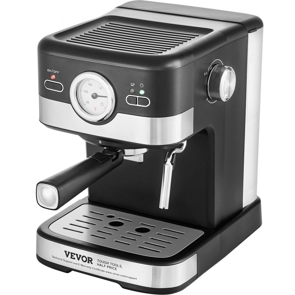 CM8501D-UL - 15 Bar VEVOR Espresso Maker with Adjustable Steam Wand