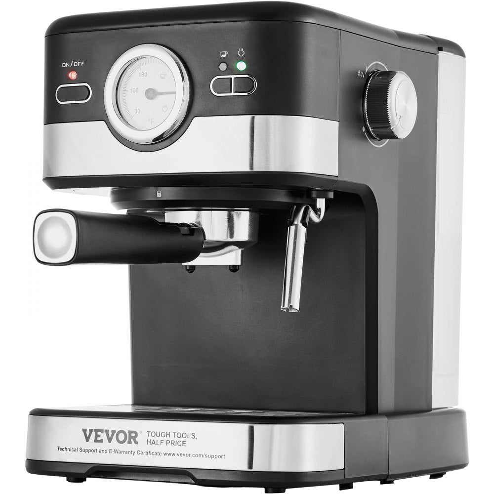 CM8501D-UL - 15 Bar VEVOR Espresso Maker with Adjustable Steam Wand