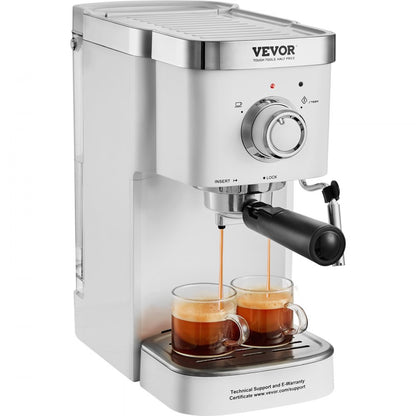 010645910468 - 15-Bar VEVOR Espresso Machine with Adjustable Steam Wand