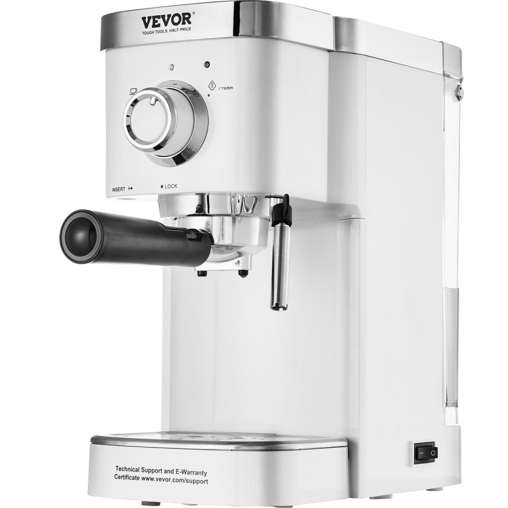 010645910468 - 15-Bar VEVOR Espresso Machine with Adjustable Steam Wand