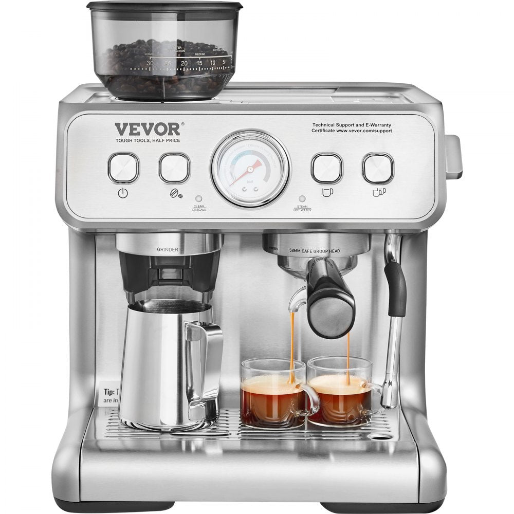 CM5020B-UL - 15 Bar Espresso Machine with Grinder & Milk Frother