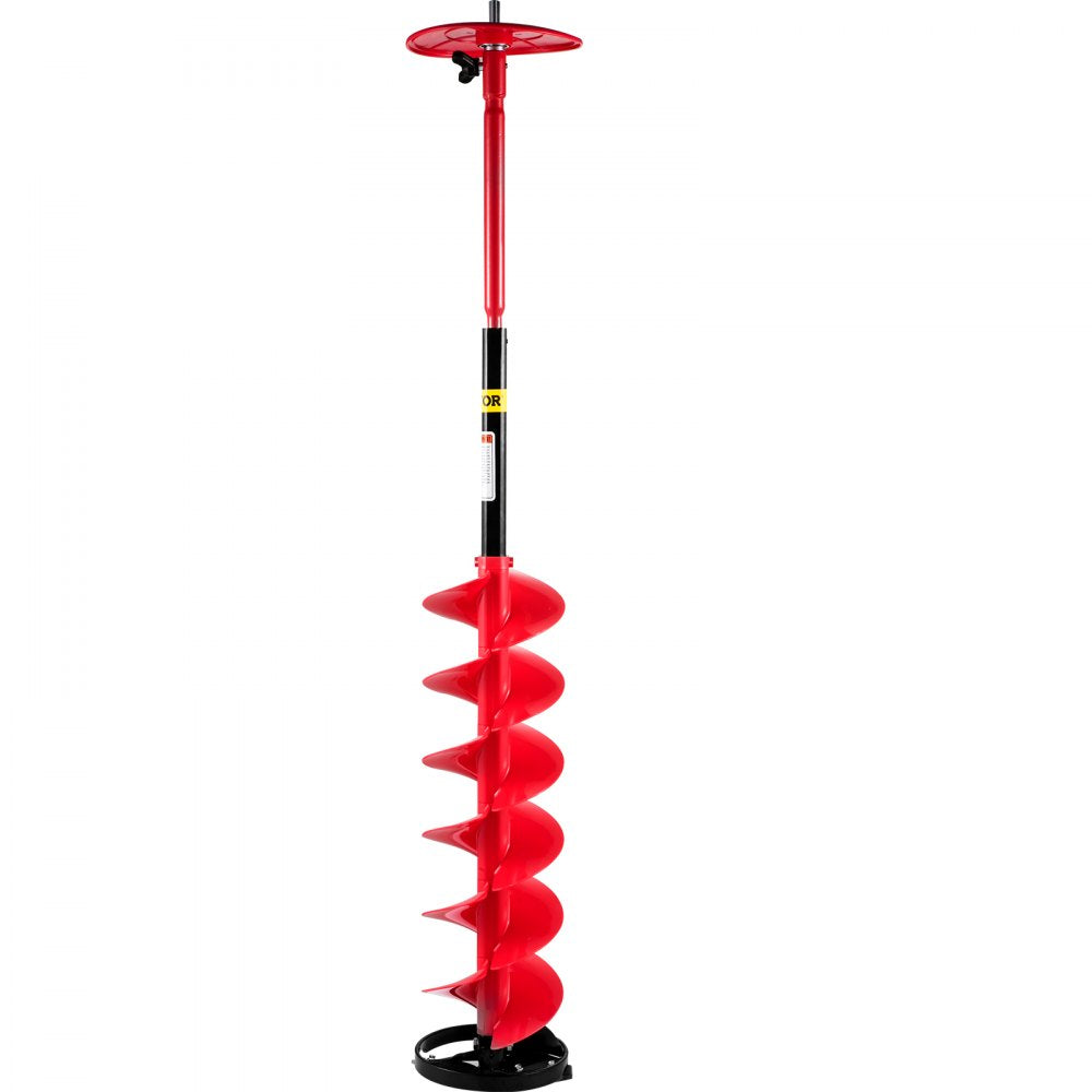 ED0507 - 6" Ice Drill Auger with Extension Rod & Sharp Blades