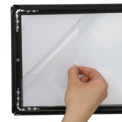 SW-04 - Durable Aluminum Sign Holder, 8.5" x 11", Adjustable Angle Display