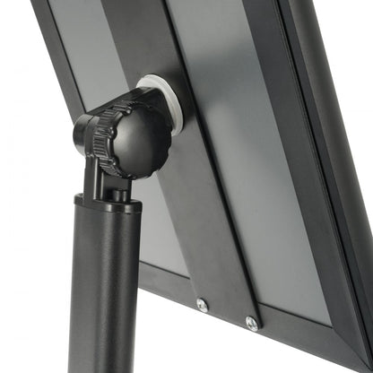 SW-04 - Durable Aluminum Sign Holder, 8.5" x 11", Adjustable Angle Display