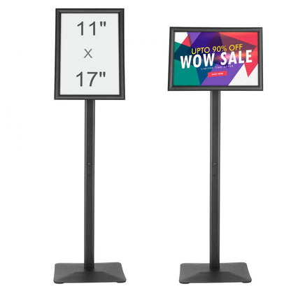 SW-05 - Adjustable 11x17 Inch VEVOR Pedestal Sign Holder for Versatile Displays