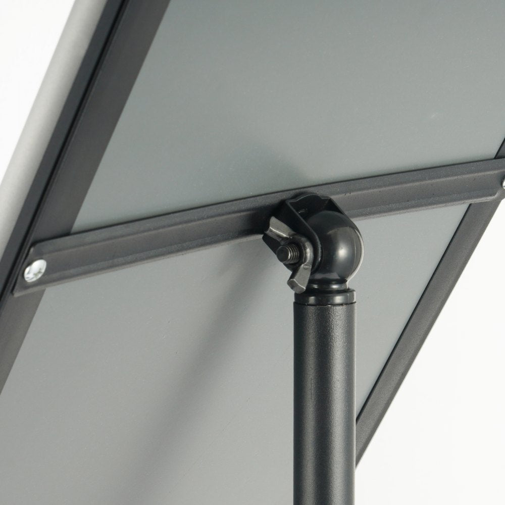 SW-02 - Durable 11x17 Inch VEVOR Aluminum Sign Holder in Black