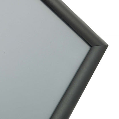 SW-02 - Durable 11x17 Inch VEVOR Aluminum Sign Holder in Black