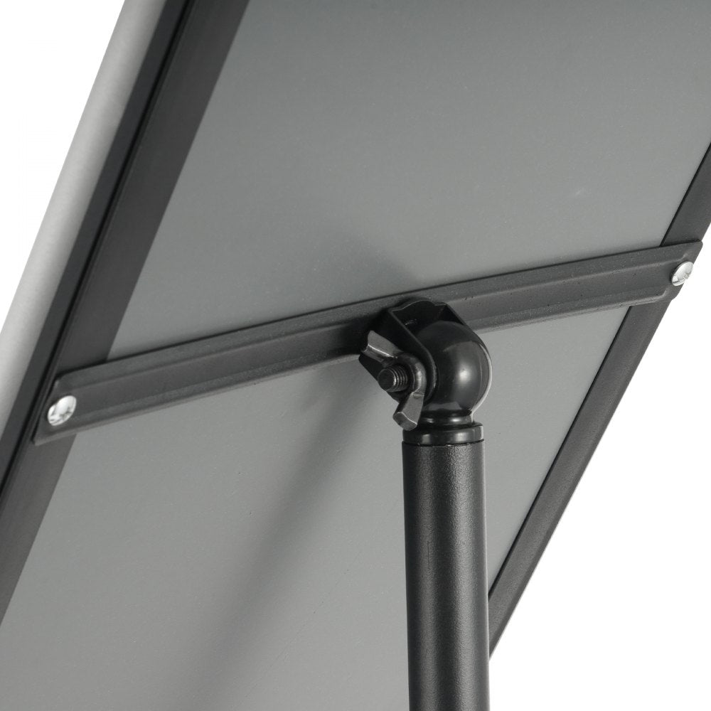 SW-01 - Adjustable 32.3-49.2" Aluminum Sign Holder for 8.5" x 11" Inserts