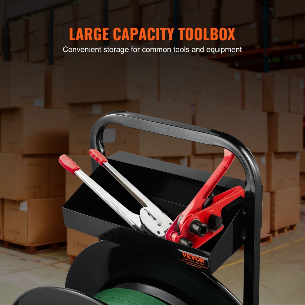 DPC400 - Robust Strapping Cart for 16" x 16" & 8" x 8" Rolls