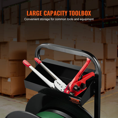DPC400 - Robust Strapping Cart for 16" x 16" & 8" x 8" Rolls