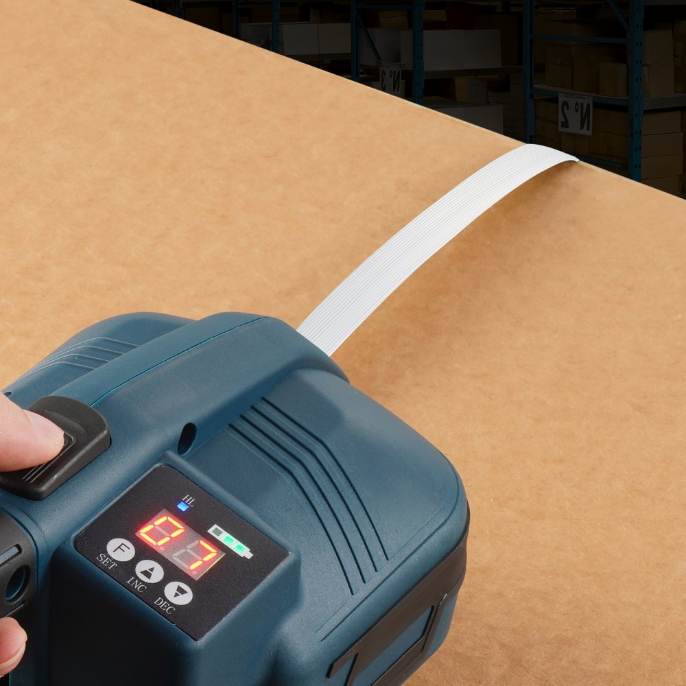 XWD500 - Durable 3/4" Woven Strapping Roll for Heavy Packing